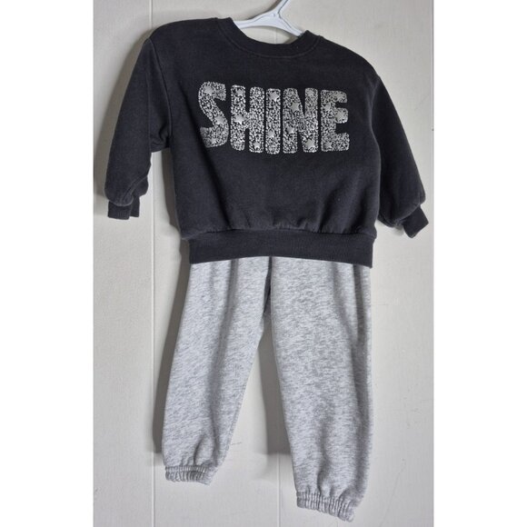 Old Navy Sweatshirt And Garanimals Sweatpants Set Unisex Baby Sz 18-24M - Picture 6 of 10